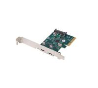 PCIe x1 to 2x USB-C 3.2 Gen 2x1 Low Profile PCE-UC3-002