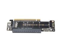 PCIE X16 to X8 X4 X4 Split Expansion Card, Front and Back Double Sided 2NVME Design, Compatible with PCIE 4.0, Stable Plug and Play Operation, Sturdy PCB Material, Supports NVME