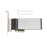 PCIe X4 Network Card I225 Chipset Quad Port 2.5G Gigabit Ethernet Adapter for Server Virtualization and Storage Expansion with Heat Sink