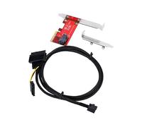 PCIe x4 to U.2 NVMe SSD Adapter Card with SFF-8643 Cable and Low Profile Bracket Kit