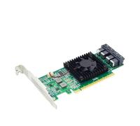 PCIe3.0 X16 To 4 X U.2 NVMe SSD Switch Adapter With PLX8747 Controller，doesn't Require The Motherboard Bifurcation