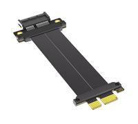 PCIE4.0 1X Extension Cable 180 Degree To 180 Degree Graphics Card Extender Desktop Computer Motherboard Adapter Computer Hardware Component