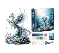 Pcingsia 3D Beaded Animals Kit | 3D Handmade Sea Animal Decor - Embroidery Beads Kit - for Crafts Earring Jewelry Making Hobby Activity Home Bathroom Indoor Party Holiday