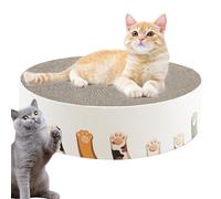 Pcingsia Cat Scratcher Bed Cardboard,Cat Scratcher Chaise Corrugated | 2 In 1 Round Cat Scratcher For Furniture Protection