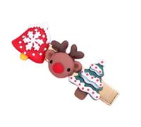 Pcingsia Christmas Hair Barrettes for Girls - Cute Christmas Hair Barrettes Pins for Kids - Christmas Hair Accessories, Christmas Hair Styling Pins for Girls, Toddler