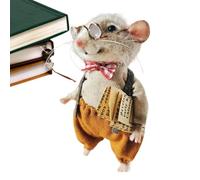 Pcingsia Cute Needle Felted mouses, Handmade Needle Felted mouses Christmas Halloween Decorations mouses, Felt Ornaments for Christmas Tree