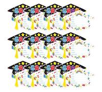 Pcingsia Graduation Invites Class of 2025-24X Elementary Graduation Invitations - Hat Shape Congratulation Cards, Announcements Supplies for Events