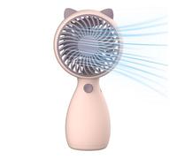 Pcingsia Personal Fan | Portable Hand Held Fan Safe Odorless Exquisite Hand Fan | Battery Powered Convenient Rechargeable Small Fan with Non-Slip Handle For Indoors, Outdoors