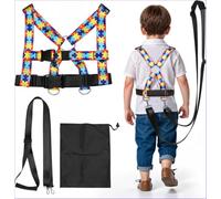 PCIQUTE Adjustable Safety Harness Leash for Kids 6-12 Years,Autism Awareness with Puzzle Pattern and Durable Nylon Safety Tether Leash for Travel, Outdoor,Balancing Support