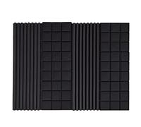 Pcivzxam 12Pack Sound Proof Foam Panels for Walls Acoustic Panels Sound Absorbing Foam Padding for Decreasing Noise and Echoes B