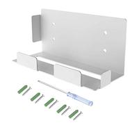 Pcivzxam Game Console Wall Mount Fixing Stand Ventilation Hole Design Space Saving for with Screw and Screw Tool