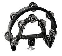 Pcivzxam Half Moon Musical Hand Bell Percussion Instrument Accompaniment Handbell Shaker Percussion Parts Tambourine,Black