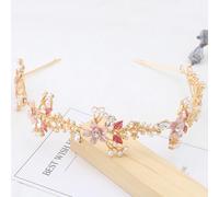 PCJUNLINH Vintage Color Bridal Hair Accessories Bridal Hairpin - Alloy Rhinestone Headwear for Weddings, Summer Events and Photography FG01078 (purple, FG01080)