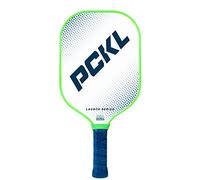 PCKL Launch Series Premium Pickleball Paddle Racket | USA Pickleball Approved | Fiberglass Face with Large Sweet Spot | Honeycomb Core (White)