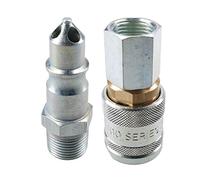 PCL 100 Series Female Coupler 1/2" BSP & 3/8" BSP Male Adaptor Air Hose Fitting