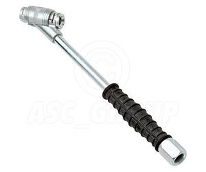 PCL Air Tools Twin Clip-on Tyre Valve Connector with Open End Valve - CO3A03