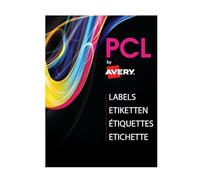 PCL by Avery Labels - 25x76mm White Removable Labels | 70gsm Uncoated Woodfree Paper | Removable & Deep Freeze Adhesive