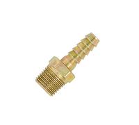 PCL Male Screwed Tailpieces - 1/4 BSP Taper Hose bore 9.5mm (3/8") pack of 10