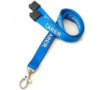 PCL Media ltd® Carer Printed Lanyards With Safety Breakaway Clip for your ID Card Holder