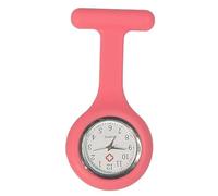 PCL Media ltd Nurses Fob Watch Brooch for Women for The Health Care Industry Nurses Silicon (Dark Pink) Health Care Nurse Doctor Medical Brooch Fob Watch
