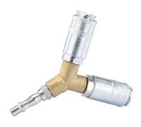 Draper 25855 PCL Twin Standard Two Male Couplings and One Tailpiece Supplied