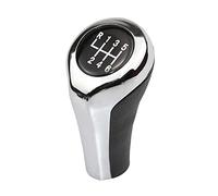 pclele Car Shift Knob 1Pcs Gear Shift Knob Fits for 1 3 5 6 Series E46 E53 E60 E61 E63 E65 E81 E82 E83 E87 E90 E91 E92 X1 X3 X5 Aluminum Car Gear Shifter (Color : 6 Speed Silver)(6 Speed Silver)