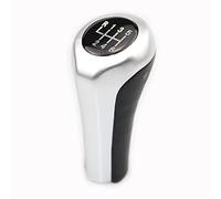 pclele Car Shift Knob Fits for 1 3 5 6 Series E30 E32 E34 E36 E38 E39 E46 E53 E60 E63 E83 E84 E87 E90 5 6 Speed Gear Shift Knob Car Gear Shifter (Color : OneColor)(6 Speed Silver)