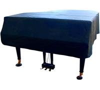 PCLOOV-Grand Piano Cover-Elegant Black Appearance-Waterproof, Dustproof, Sunscreen and Scratch Proof -Baby Grand Piano Cover（79in/200cm）