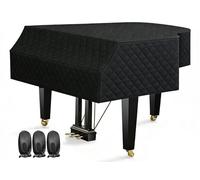 PCLOOV-Grand Piano full Cover Waterproof Moisture-proof and Dustproof Grand Piano Protective Cover (180cm/70.87in)