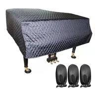 PCLOOV-Grand Piano full Cover Waterproof Moisture-proof and Dustproof Grand Piano Protective Cover (160cm/62.9in)