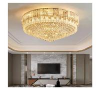 PCLXQ Chandelier, Luxury Crystal LED Ceiling Chandeliers for Living Room Gold Hanging Lamps for Ceiling Modern Home Decoration Lustre Lighting(60cm)