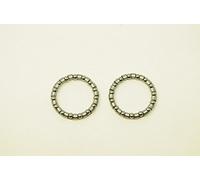 PCM 3/16" x 15 BALL BMX MTB FORK HEADSET BEARINGS 1" STEERER 32.5mm HEAD TUBE CUP