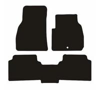 PCM- Car Floor Mats fits for Hyundai Santa Fe 5 Seater from 2006-2010 - Black Premium Carpet - Tailored Car Mats - Car Floor Mat, with Anti Slip Backing - 3 pcs Floor Mat Set with 1 Clip