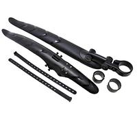 PCM RACING CYCLE,ROAD BIKE, FIXIE, QUICK FIT SHORT MUDGUARDS 35mm WIDE FENDERS IDEAL FOR BIKES WITH 27”& 700c (28”) WHEELS