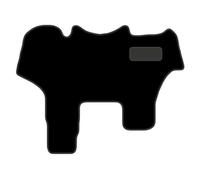 PCM - Tailored Tractor Mat - Compatible For Valtra N Series 2021 ON - Black Luxury Super Delux Carpet | Anti Slip Tractor Mat, Fitted With Granulated Backing, Edged With Black Cloth Binding - 1Pc Only