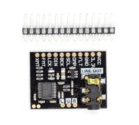 PCM5102A Sound Card Module Board Digital PCM5102A Board Voice Module Stereo Card with 3.5mm Output Microcontroller Compatible