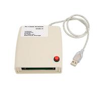 PCMCIA Card Reader, 20G Stable Transmission, Strong Chip Plug N Play ATA Card Reader for Home Office, USB 2.0, Wide Application, Easy to Use