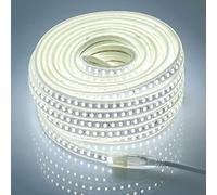 pcningled 220V led Strip Light SMD 5730 IP67 Waterproof 120 LEDs/M, 9W/M, Cuttable Every 1M Ultra - Bright Flexible Lighting for Indoor & Outdoor Use(Cold White, 25M)