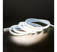 pcningled 230 Volts White LED Strip COB 3M IP67 Waterproof 3 Meters 10cm Cuttable Strips Lights with 1.8M ON/Off Switch and UK Plug (White, 3m)