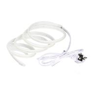 pcningled 240v led Strip Lights COB Self - Adhesive 2M AC 220V IP67 Waterproof 3000K Warm White with UK Plug, Easy - Install for Indoor and Outdoor(Warm White, 2M)