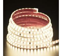 pcningled LED Strip 230V 1M 2M 3M 5M 10M Super Bright Self Adhesive Strips Light, Flexible Ourdoor and Indoor Light SMD 2835 120led/m IP67 Waterproof Lighting (10, White)