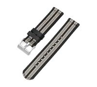 Pcooidk 18/20/22/24mm Soft Nylon Watch Strap, Quick-Release Canvas Design, Replacement
