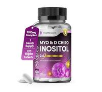 PCOS Chewable Tablets - Myo Inositol D Chiro Inositol with Folic Acid, Chromium, Vitamin D3 K2 - PCOS Supplement for Fertility, Weight Loss & Hormone Balance for Women, 2000mg - 120 Tablets