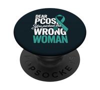 PCOS Fighter Survivor PCOS Awareness PopSockets Adhesive PopGrip