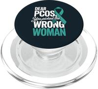 PCOS Fighter Survivor PCOS Awareness PopSockets PopGrip for MagSafe