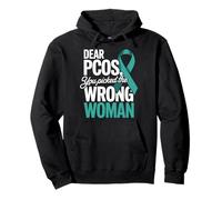 PCOS Fighter Survivor PCOS Awareness Pullover Hoodie