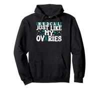 PCOS Survivor Warrior Polycystic Ovary Syndrome Awareness Pullover Hoodie
