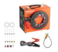 PCP Air Compressor,4500PSI/30MPA High Pressure Air Pump, Built-in DC12V/AC220V Power Converter, Auto-Stop, Oil&Water-Free,Paintball and Scuba Tank Compressor Pump