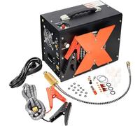 PCP Air Compressor, Portable High Pressure Pump with Automatic Stop, 12V DC or 110V-240V AC, Multifunctional Air Pump for Airgun Rifle Inflator