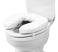 PCP Raised Toilet Seat Cushion, 2" High Padded Comfort Support, Universal Fit, Portable with Adjustable Fastening Straps